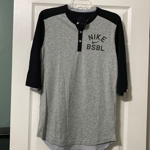 Nike Dri Fit Baseball Size S shirt 3/4 sleeve Size S